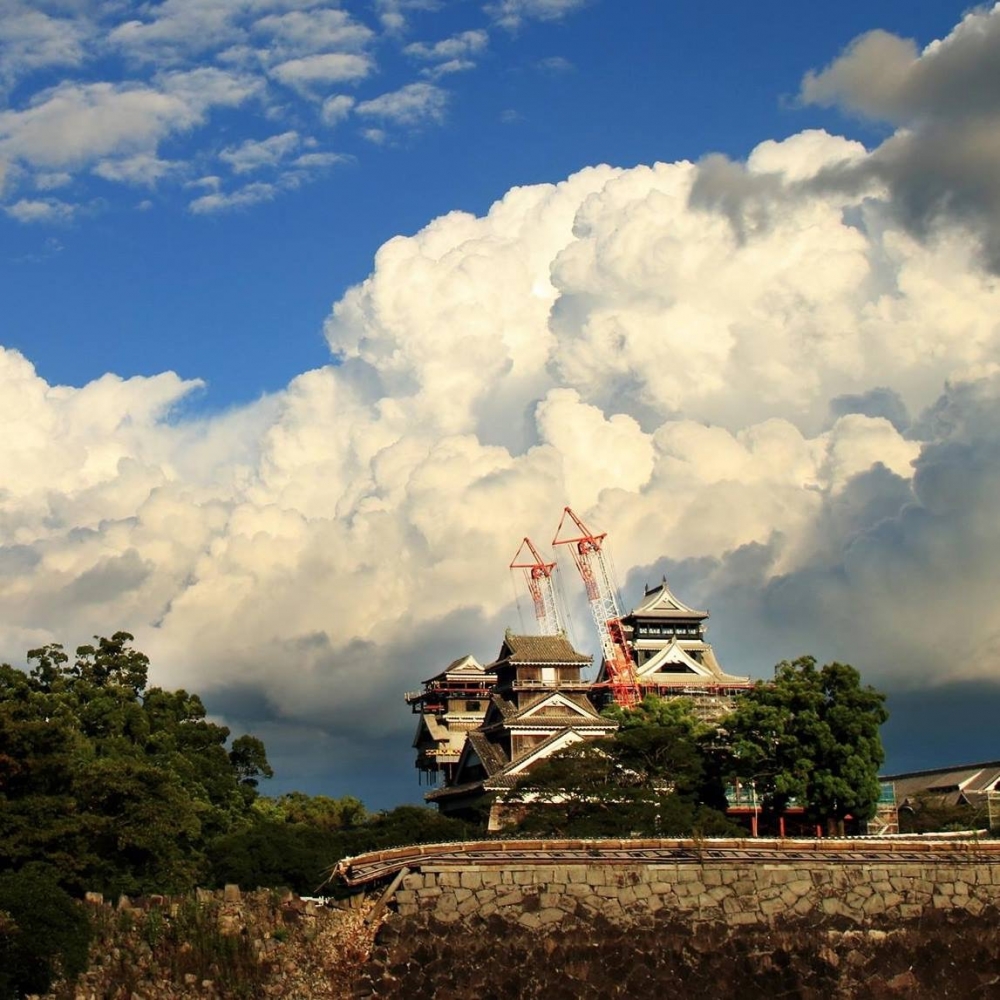 熊本城と震災